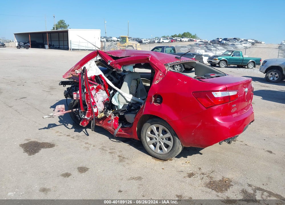 2013 KIA RIO LX VIN: KNADM4A39D6230531