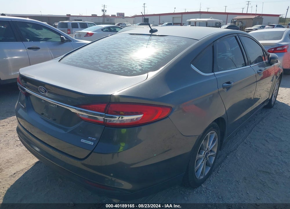2017 FORD FUSION SE VIN: 3FA6P0HD0HR204036