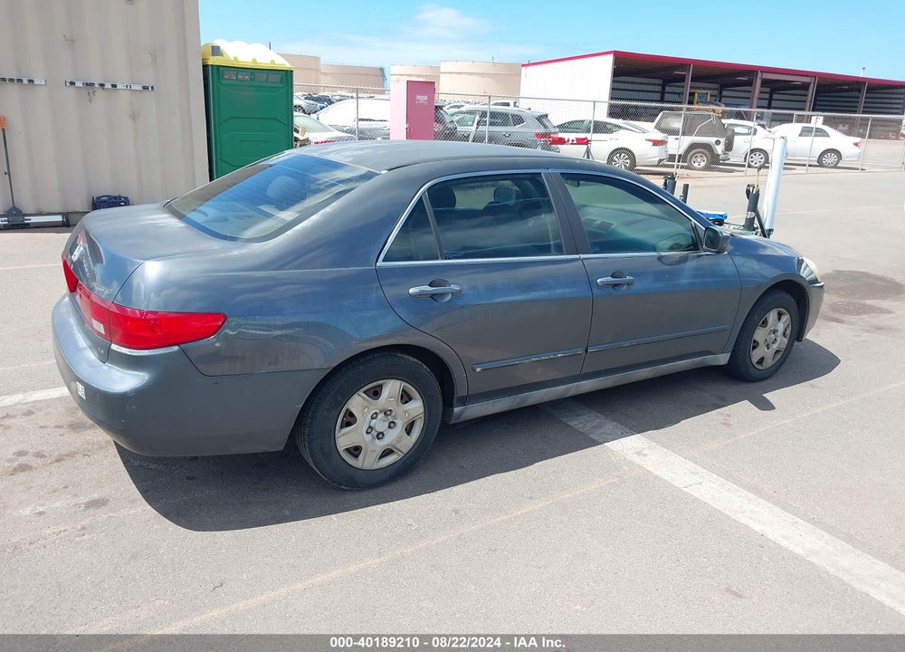 2005 HONDA ACCORD 2.4 LX VIN: 1HGCM56495A032750