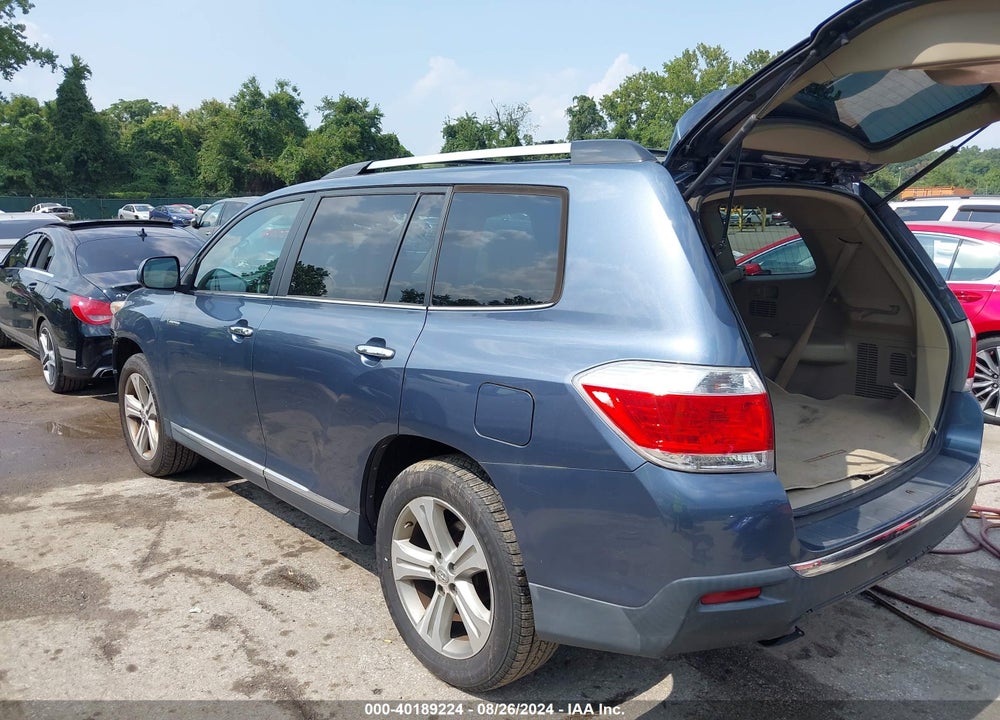 2012 TOYOTA HIGHLANDER LIMITED V6 VIN: 5TDDK3EH1CS164306