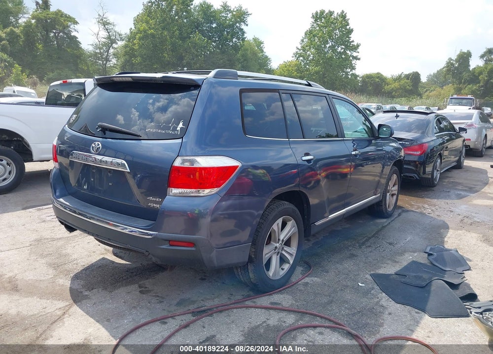 2012 TOYOTA HIGHLANDER LIMITED V6 VIN: 5TDDK3EH1CS164306