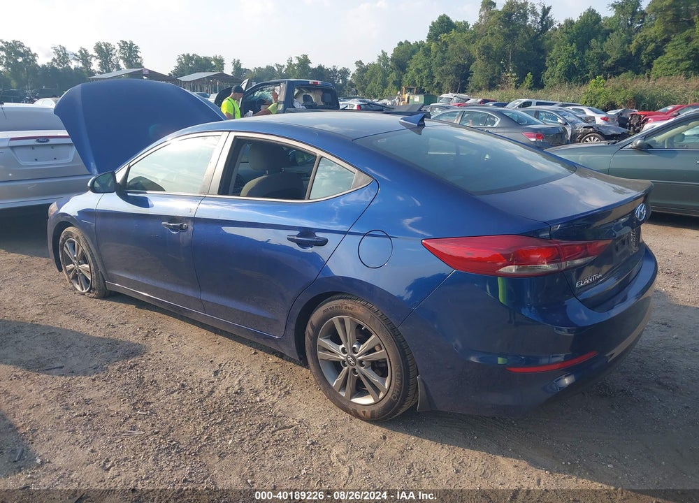 2018 HYUNDAI ELANTRA SEL VIN: 5NPD84LF0JH219725