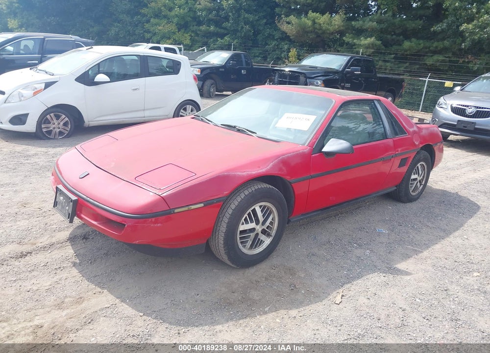 1988 PONTIAC FIERO VIN: 1G2PE11R2JP206632