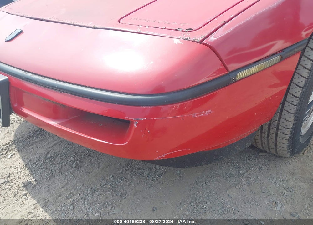 1988 PONTIAC FIERO VIN: 1G2PE11R2JP206632