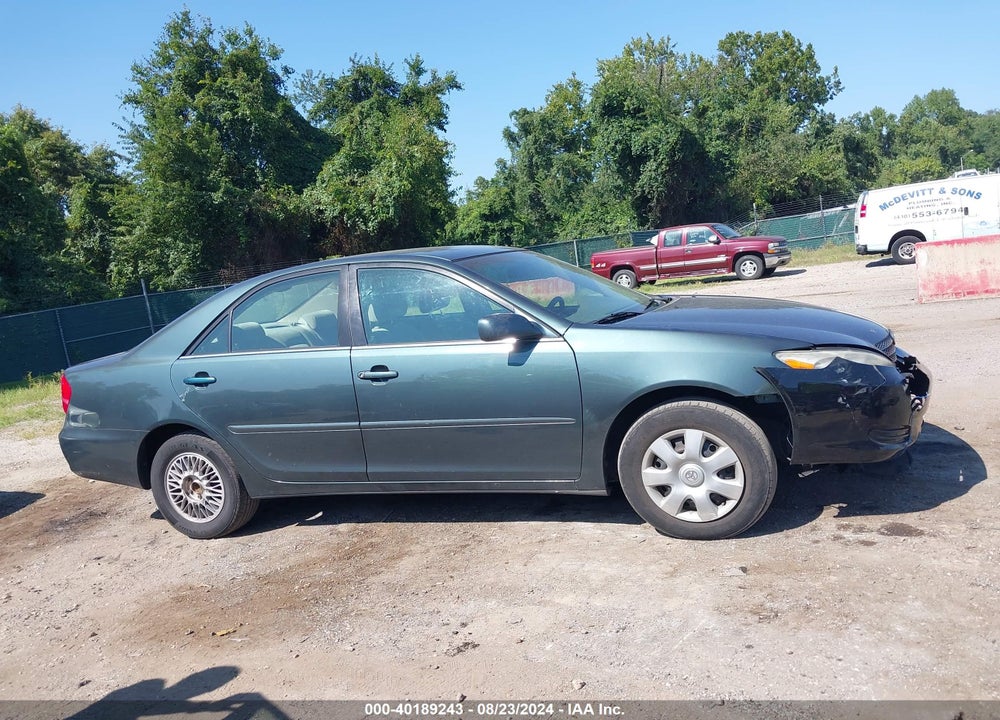 2003 TOYOTA CAMRY LE VIN: 4T1BE32K03U694854