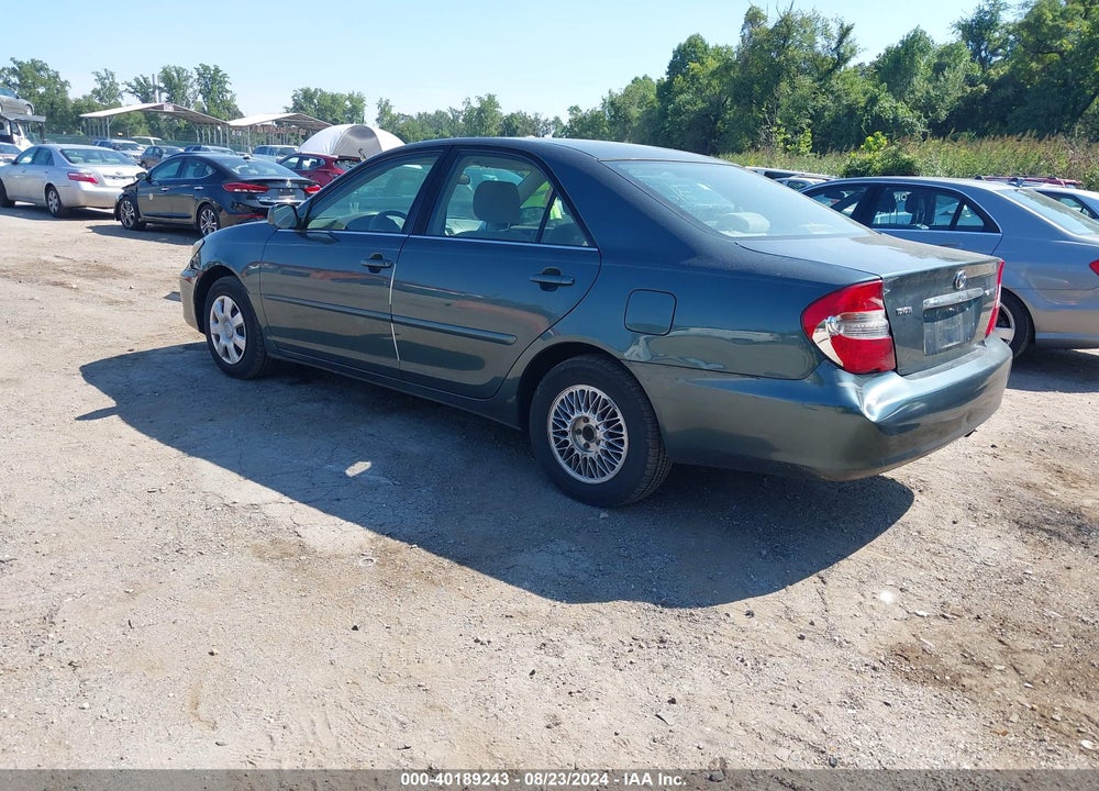 2003 TOYOTA CAMRY LE VIN: 4T1BE32K03U694854