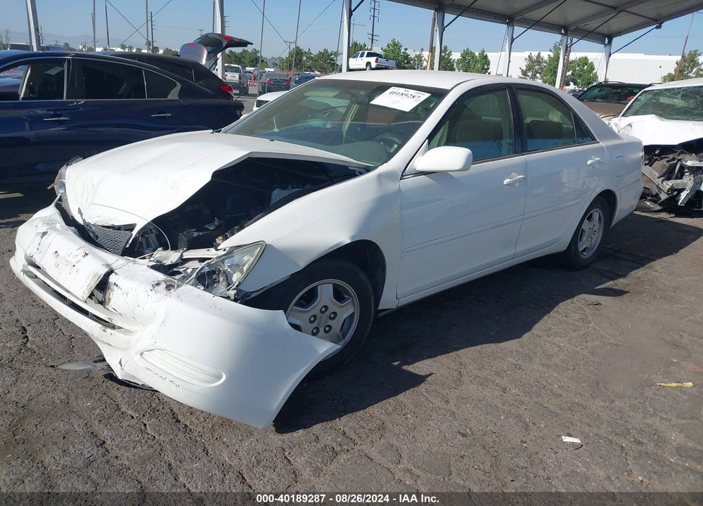 2002 TOYOTA CAMRY LE V6 VIN: 4T1BF32K12U033703