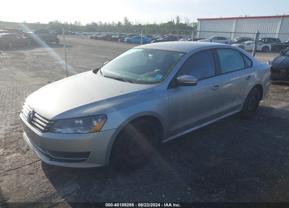 2014 VOLKSWAGEN PASSAT 2.5L S VIN: 1VWAP7A36EC011735