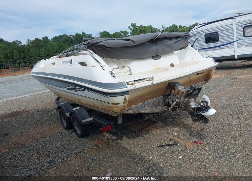2001 HARRIS SUPER DECK 22 AND TRAILER VIN: HAMD3775H001