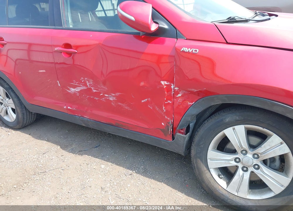 2013 KIA SPORTAGE LX VIN: KNDPBCA21D7496711