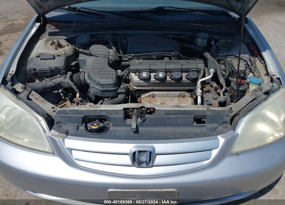 2001 HONDA CIVIC EX VIN: 1HGES26781L012656