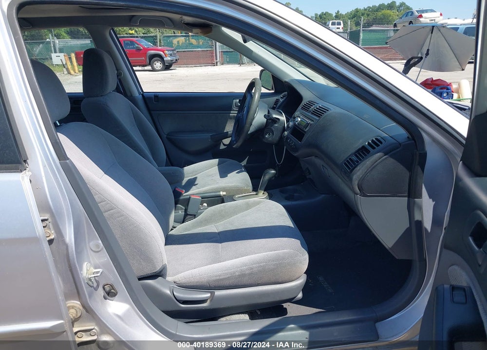 2001 HONDA CIVIC EX VIN: 1HGES26781L012656