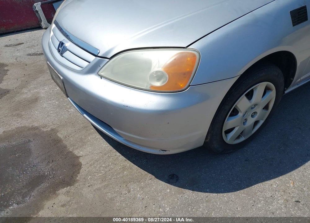2001 HONDA CIVIC EX VIN: 1HGES26781L012656