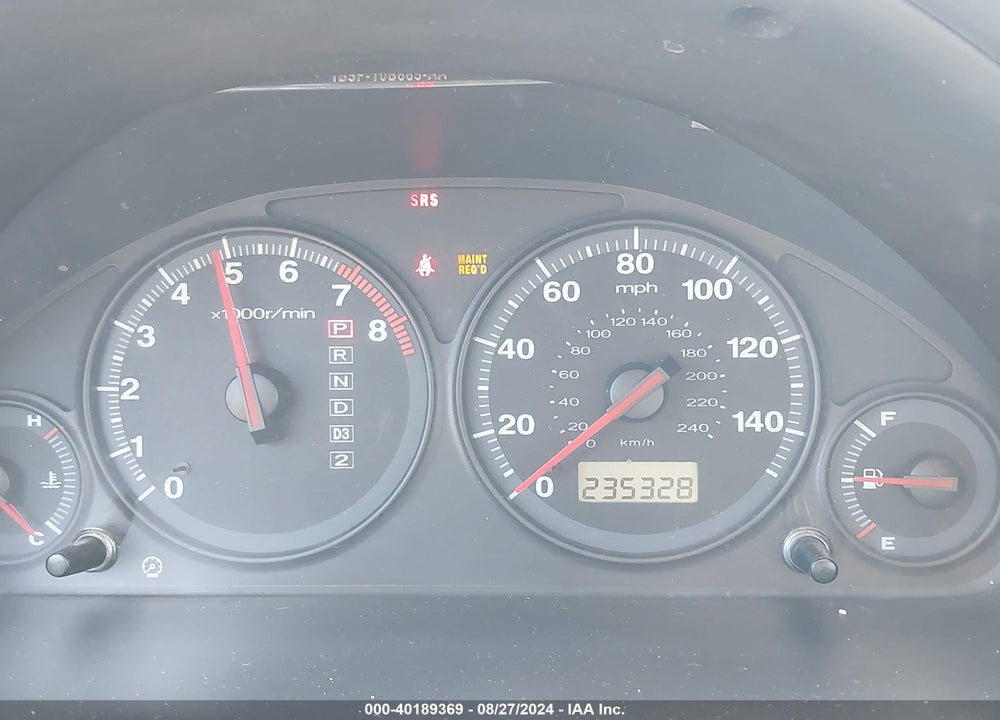 2001 HONDA CIVIC EX VIN: 1HGES26781L012656