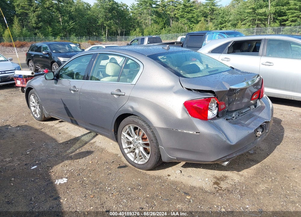 2011 INFINITI G37X VIN: JN1CV6AR9BM407182
