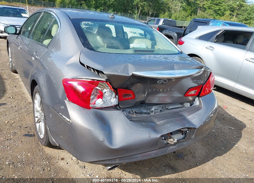 2011 INFINITI G37X VIN: JN1CV6AR9BM407182