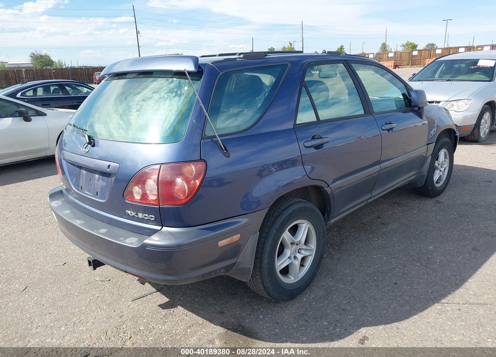 1999 LEXUS RX 300 VIN: JT6HF10U6X0027196