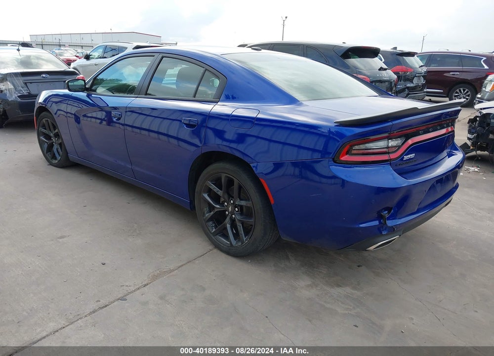 2022 DODGE CHARGER SXT RWD VIN: 2C3CDXBG1NH176289