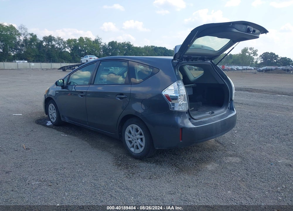 2012 TOYOTA PRIUS V TWO VIN: JTDZN3EU5C3137315
