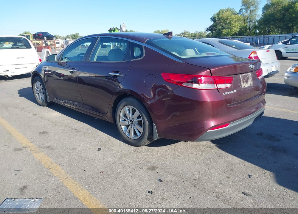 2016 KIA OPTIMA LX VIN: 5XXGT4L34GG108181