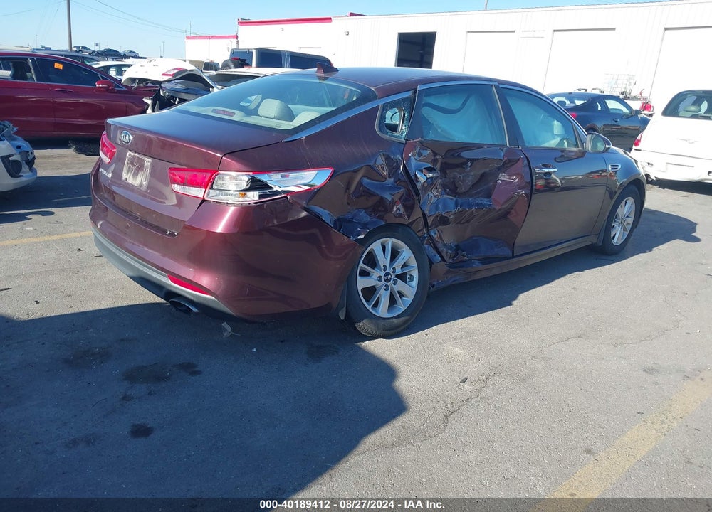 2016 KIA OPTIMA LX VIN: 5XXGT4L34GG108181