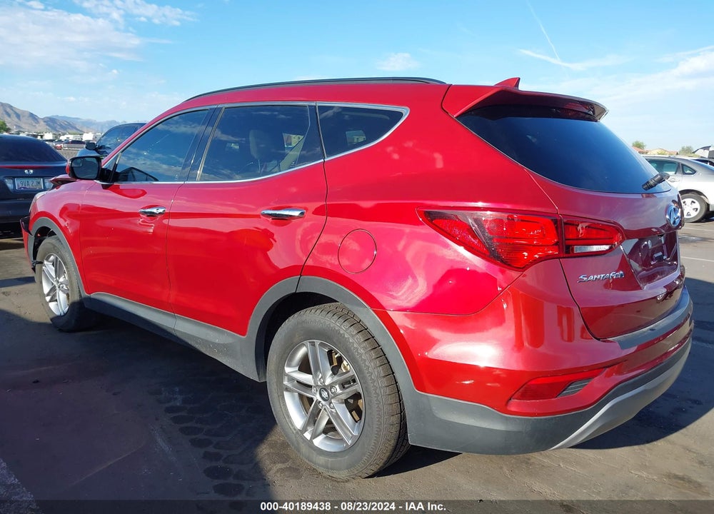 2017 HYUNDAI SANTA FE SPORT 2.4L VIN: 5XYZU3LB5HG418621