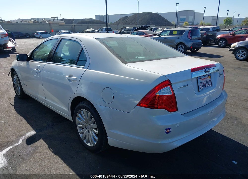 2012 FORD FUSION HYBRID VIN: 3FADP0L33CR438928