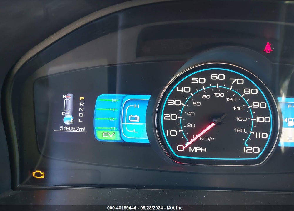 2012 FORD FUSION HYBRID VIN: 3FADP0L33CR438928