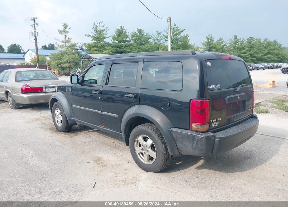 2007 DODGE NITRO SXT VIN: 1D8GU28K97W564307