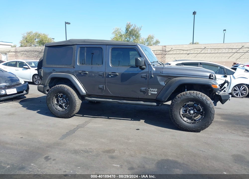 2018 JEEP WRANGLER UNLIMITED SPORT S 4X4 VIN: 1C4HJXDN9JW316509