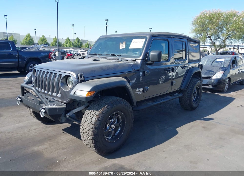 2018 JEEP WRANGLER UNLIMITED SPORT S 4X4 VIN: 1C4HJXDN9JW316509