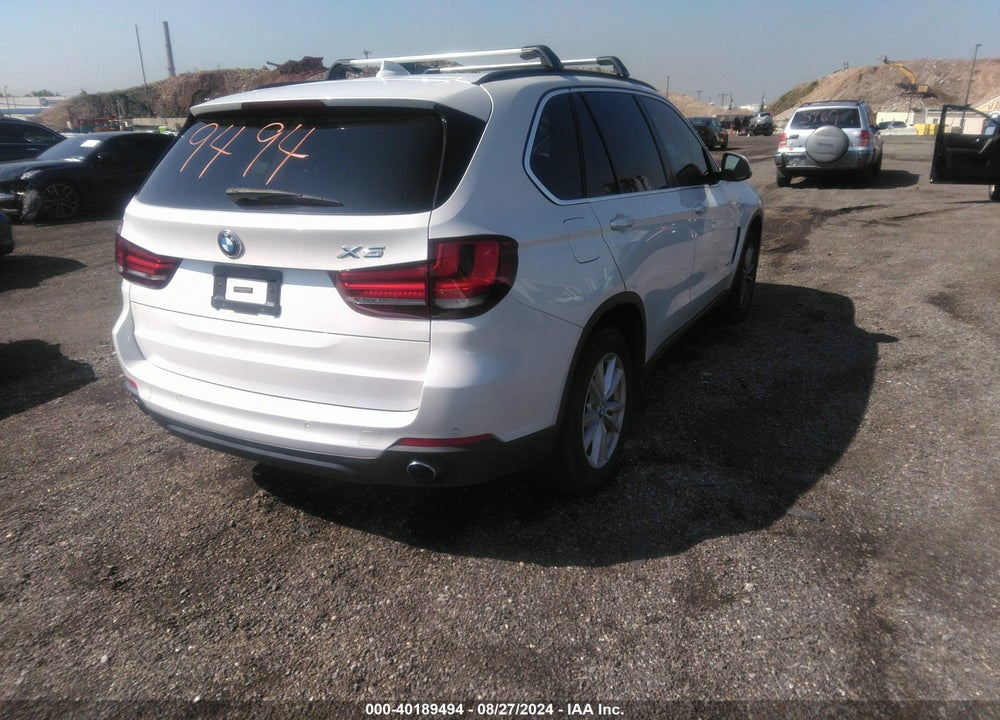 2015 BMW X5 SDRIVE35I VIN: 5UXKR2C57F0H37188