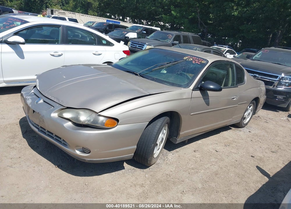 2003 CHEVROLET MONTE CARLO LS VIN: 2G1WW12E039218093