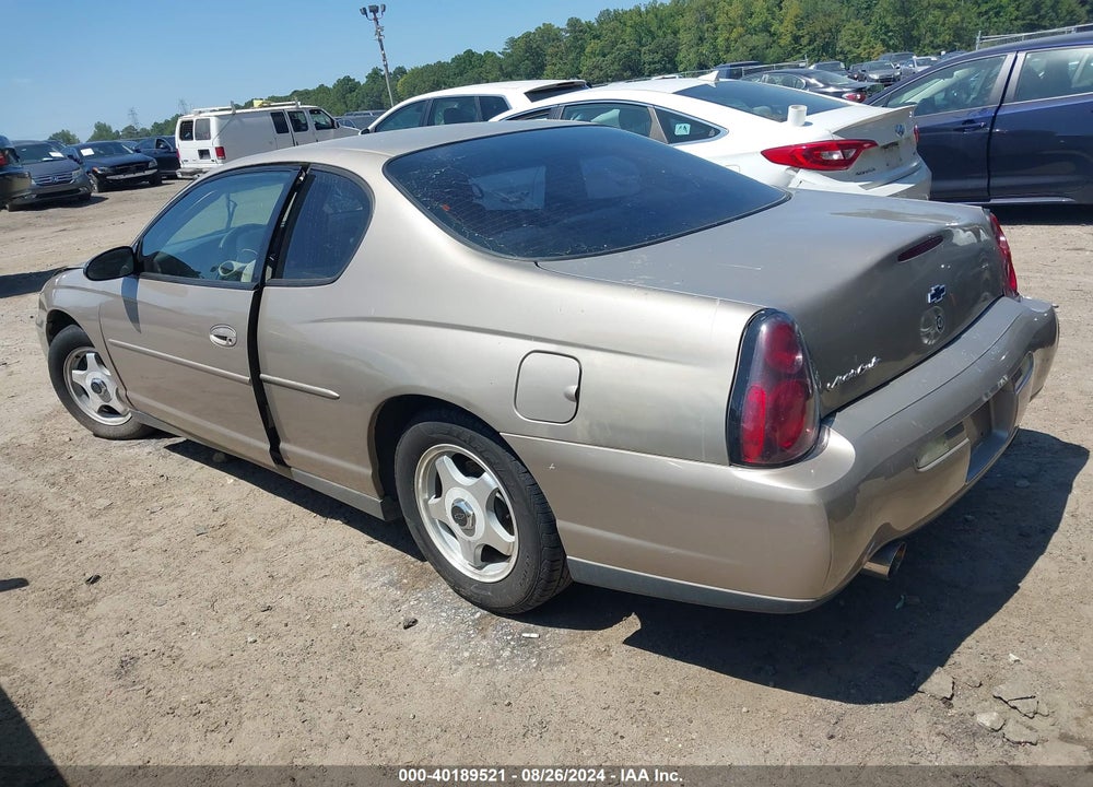 2003 CHEVROLET MONTE CARLO LS VIN: 2G1WW12E039218093