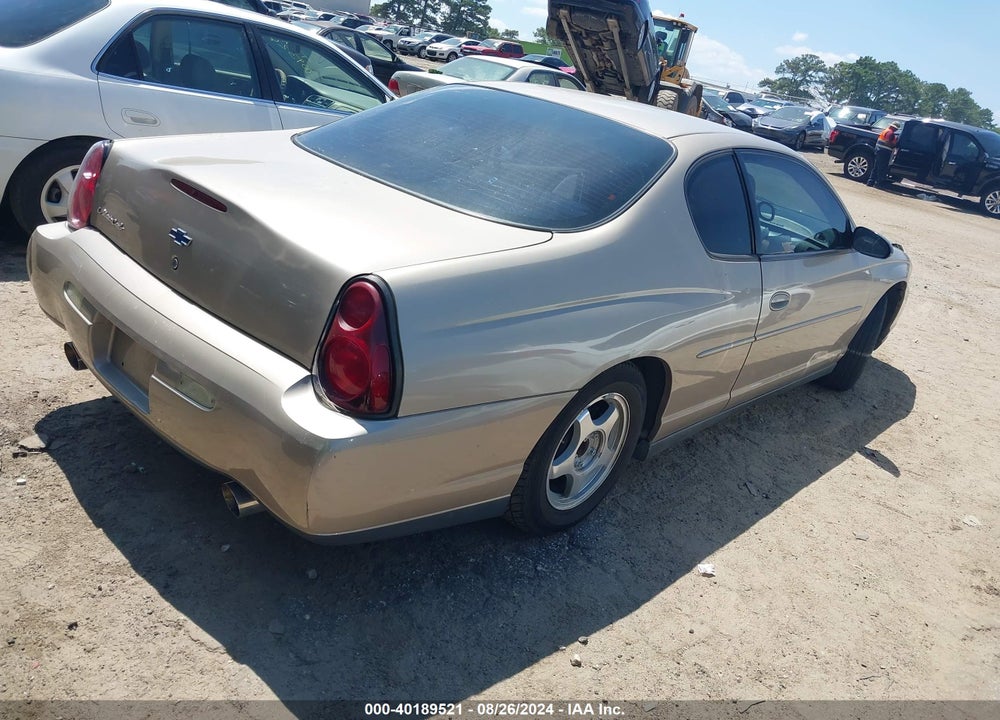 2003 CHEVROLET MONTE CARLO LS VIN: 2G1WW12E039218093