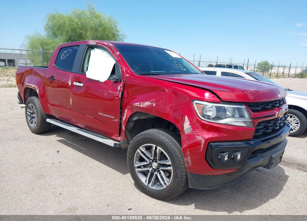 2021 CHEVROLET COLORADO 2WD SHORT BOX WT VIN: 1GCGSBEN3M1161516