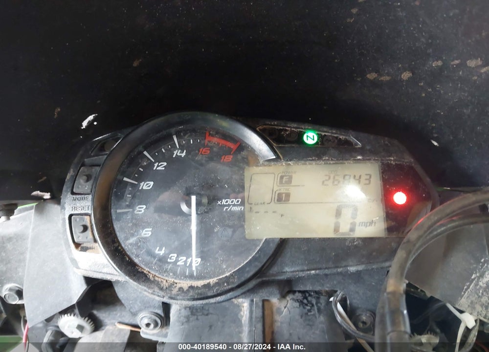 2016 KAWASAKI ZX636 E VIN: JKBZXJE14GA020448