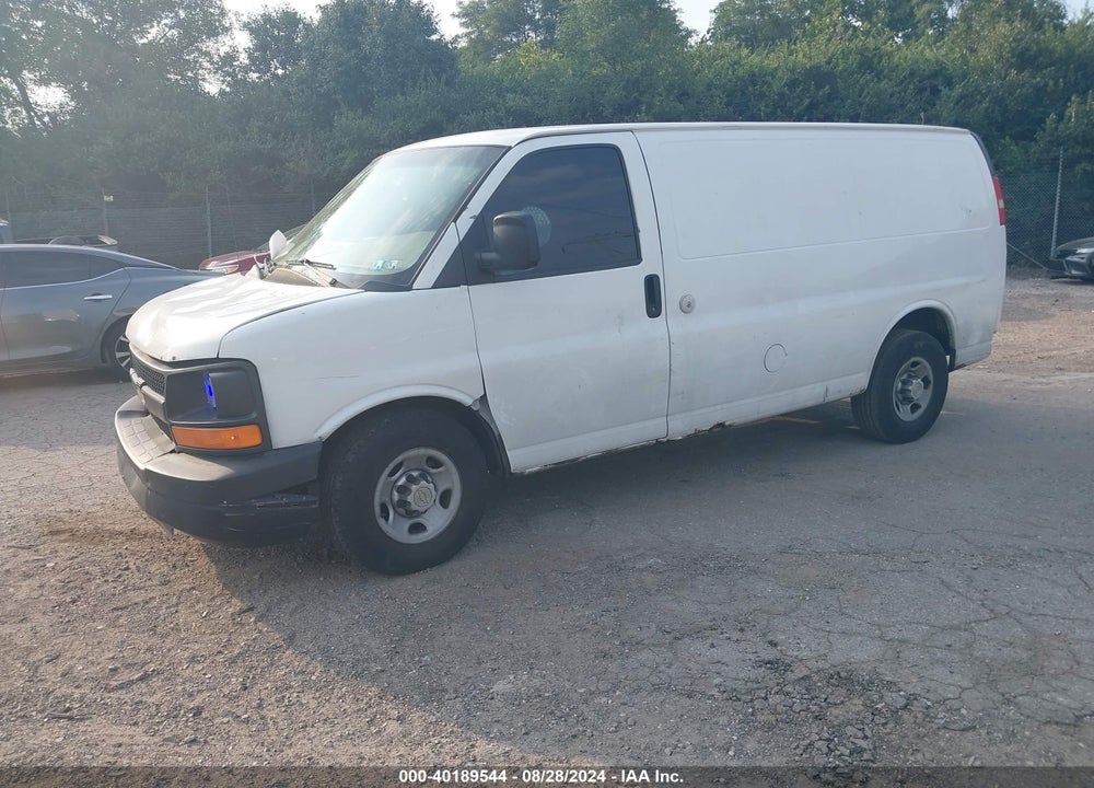 2012 CHEVROLET EXPRESS 2500 WORK VAN VIN: 1GCWGFCA1C1180875