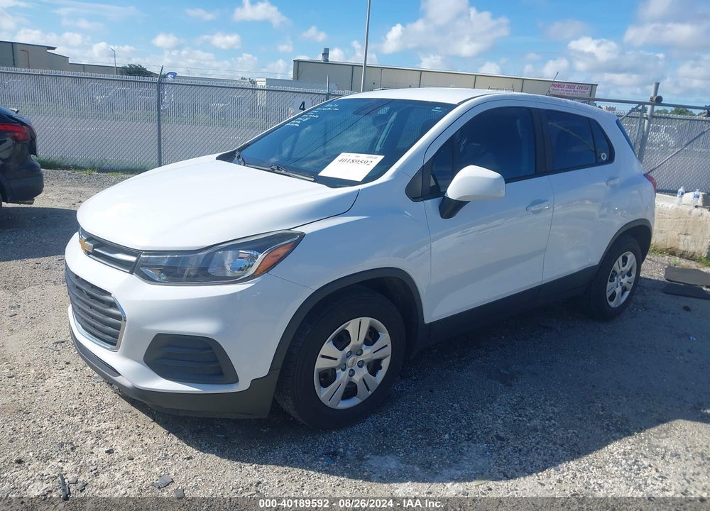 2017 CHEVROLET TRAX LS VIN: KL7CJKSB9HB203020