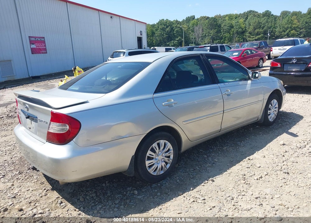 2004 TOYOTA CAMRY LE VIN: 4T1BE32K04U893601