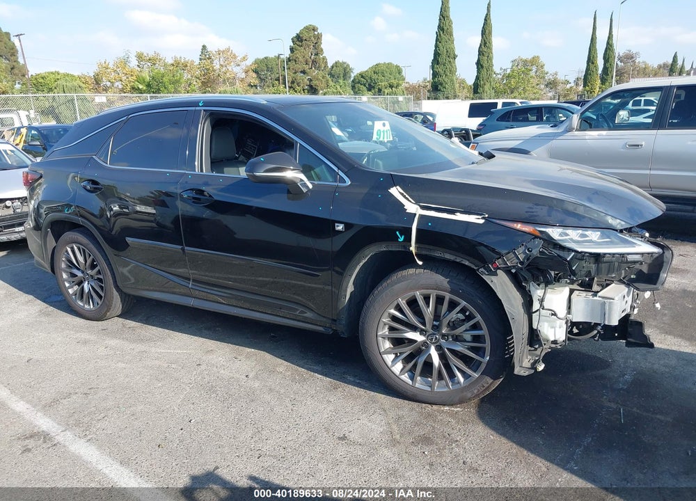 2020 LEXUS RX 350 F SPORT PERFORMANCE VIN: 2T2YZMDA9LC244593
