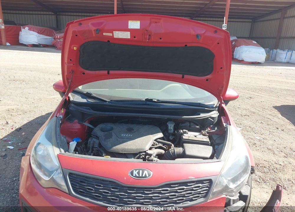 2015 KIA RIO LX VIN: KNADM4A35F6466595
