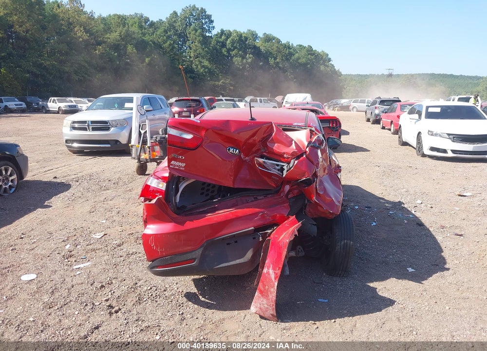 2015 KIA RIO LX VIN: KNADM4A35F6466595