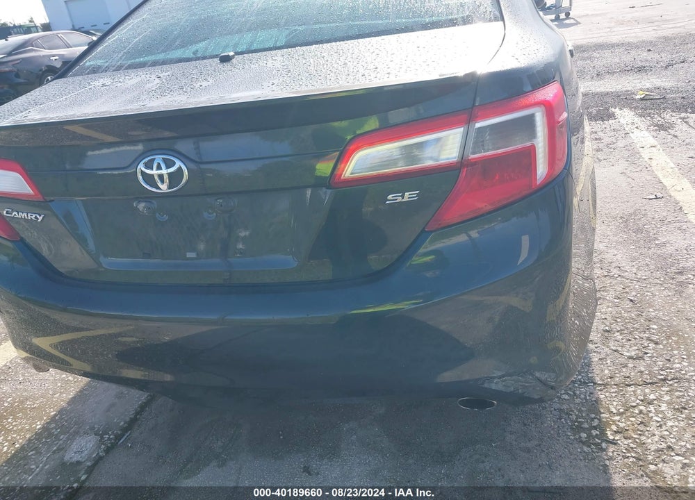 2013 TOYOTA CAMRY SE VIN: 4T1BF1FK9DU706464