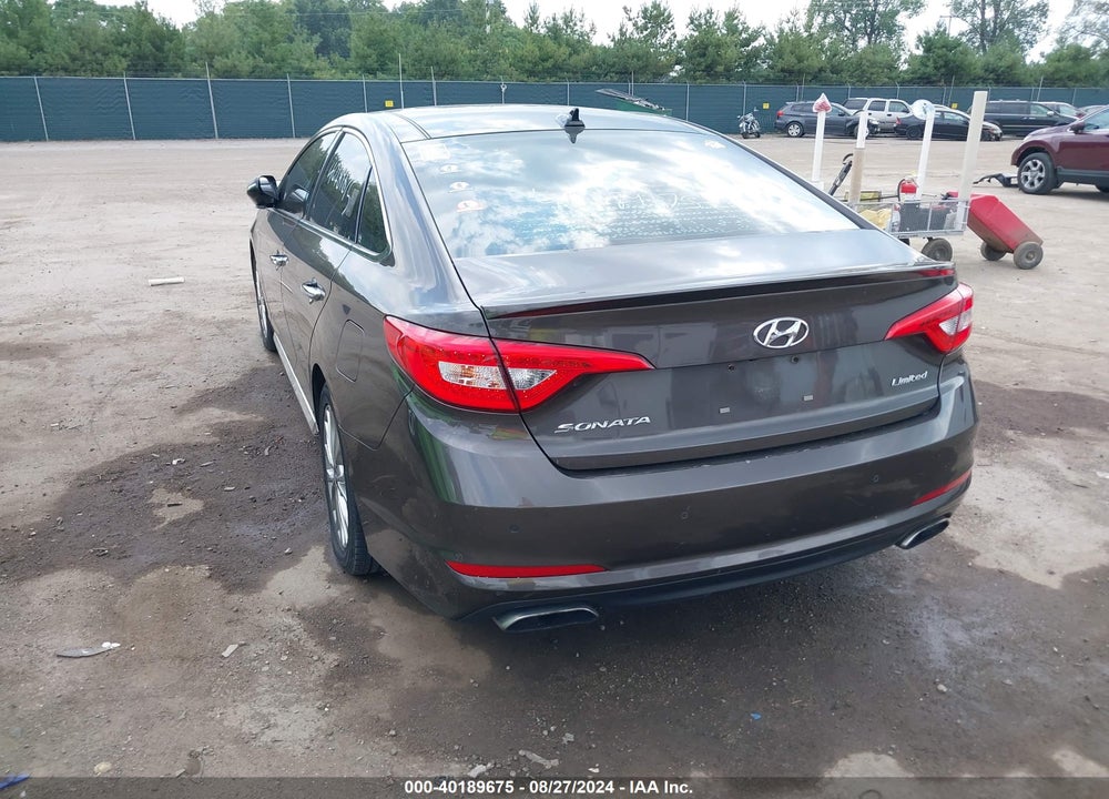 2015 HYUNDAI SONATA LIMITED VIN: 5NPE34AF8FH190312