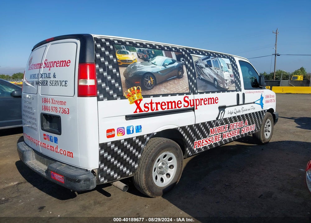 2012 CHEVROLET EXPRESS 1500 WORK VAN VIN: 1GCSGAFX8C1146613