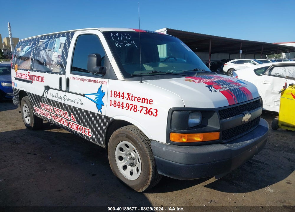 2012 CHEVROLET EXPRESS 1500 WORK VAN VIN: 1GCSGAFX8C1146613