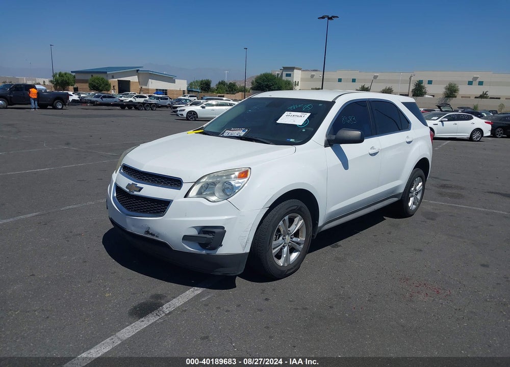 2013 CHEVROLET EQUINOX LS VIN: 2GNALBEKXD1255161