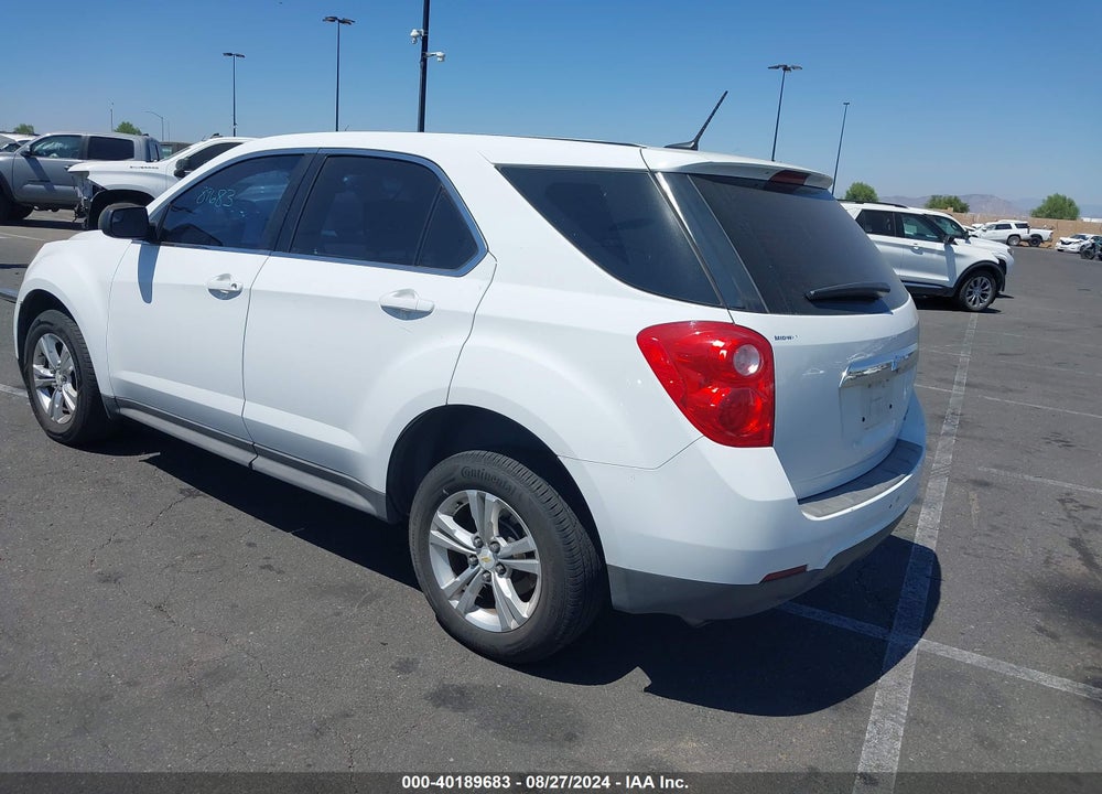 2013 CHEVROLET EQUINOX LS VIN: 2GNALBEKXD1255161
