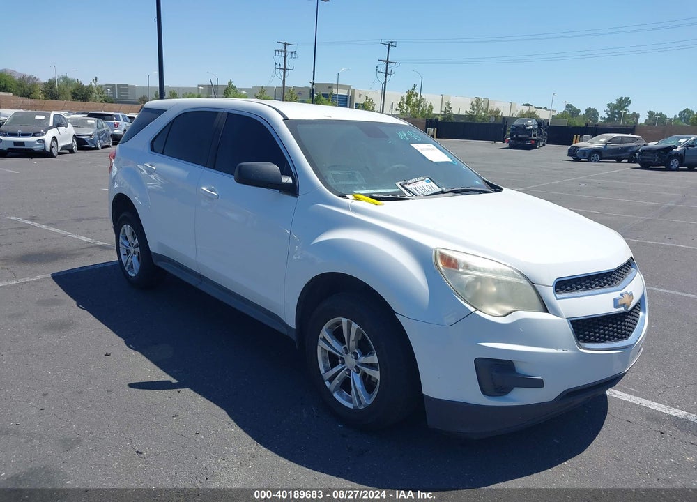2013 CHEVROLET EQUINOX LS VIN: 2GNALBEKXD1255161
